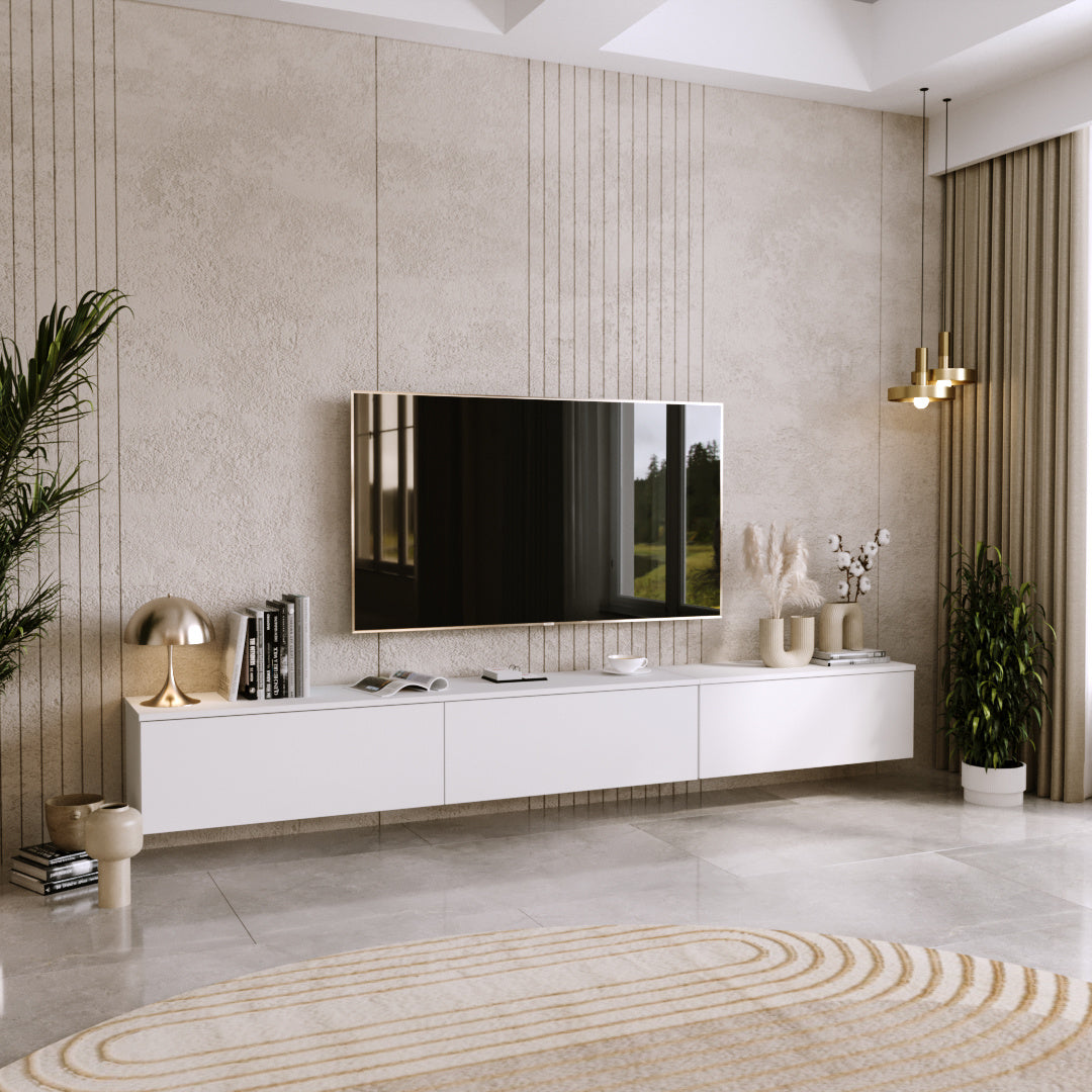 RTV cabinet Nicole 80 cm - colour White