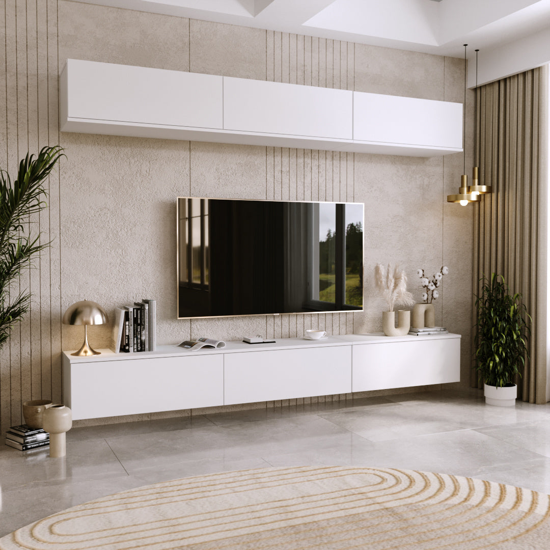 RTV cabinet Nicole 80 cm - colour White