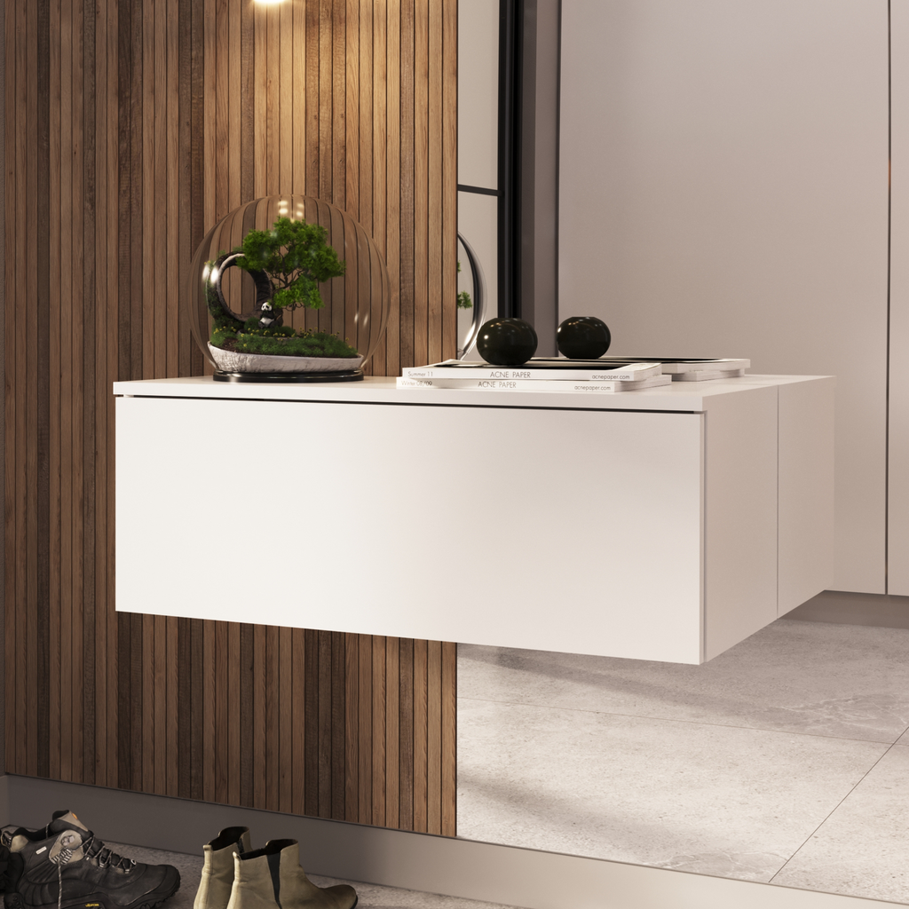 RTV cabinet Nicole 80 cm - colour White