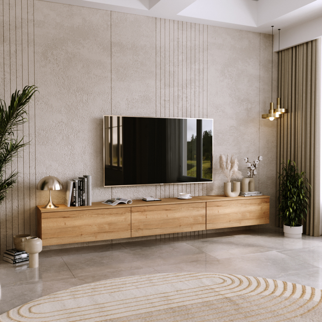 RTV Cabinet Nicole 80 cm - Oak Craft colour