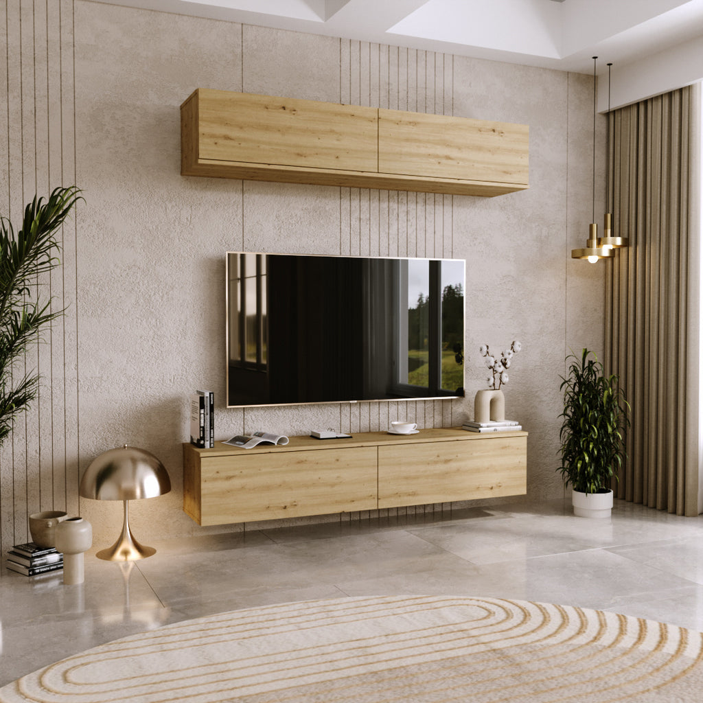 RTV cabinet Nicole 80 cm - colour Artisan Oak