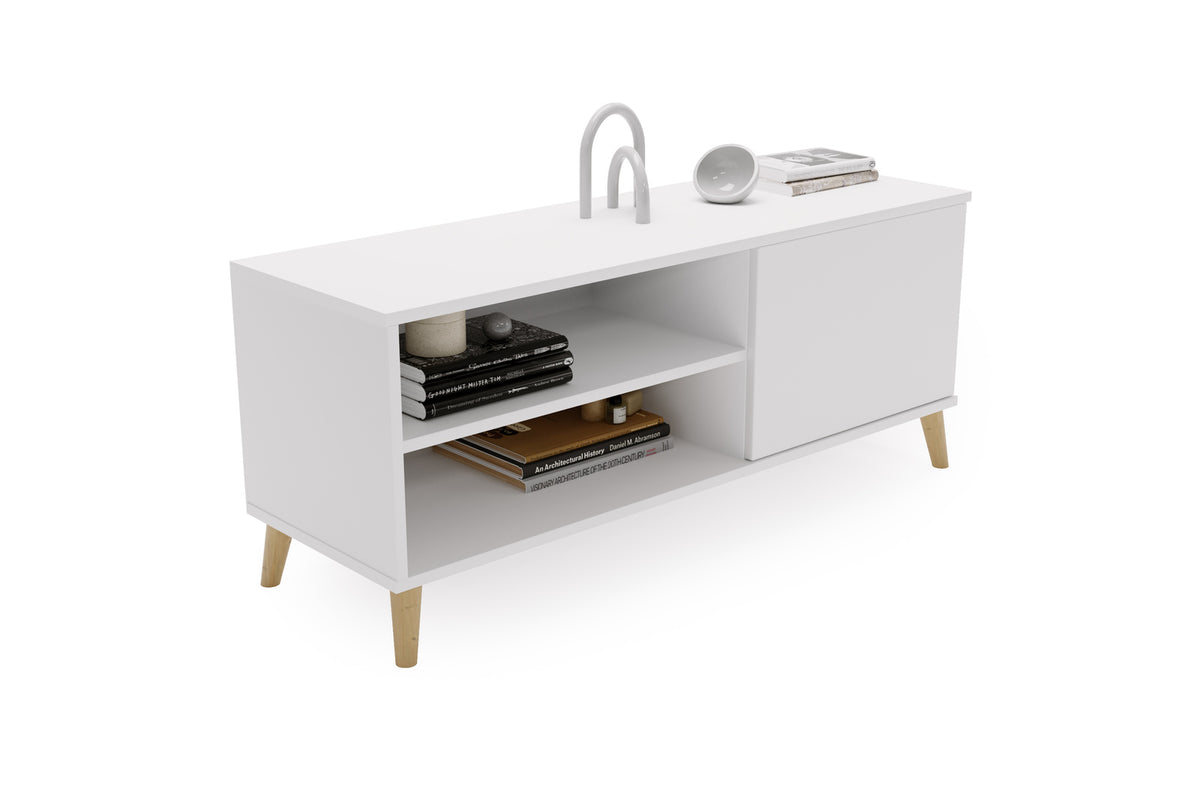 VIVA 110 cm RTV cabinet - White
