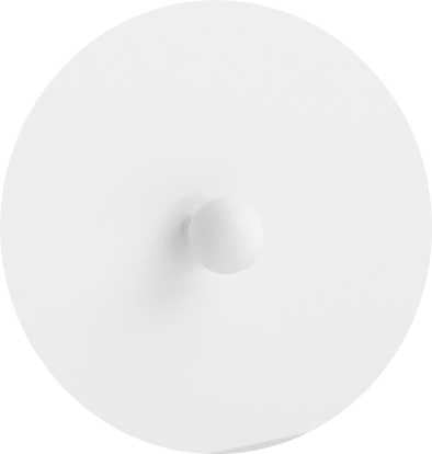 Emi bedside cabinet white - handle white