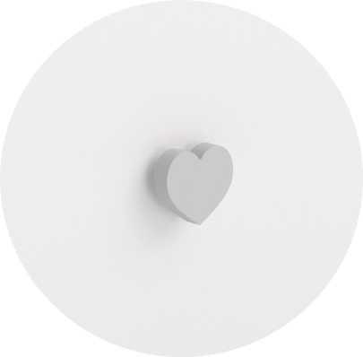 Emi bedside table - handle grey