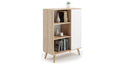 Bookcase Fondi - wooden legs