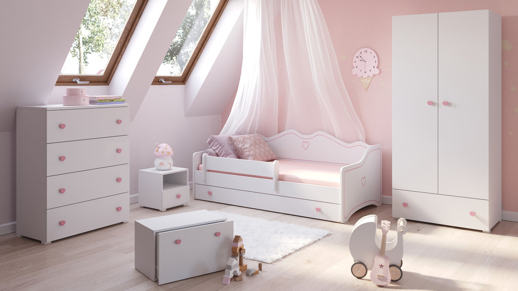 Emma youth bed 180x80 pink