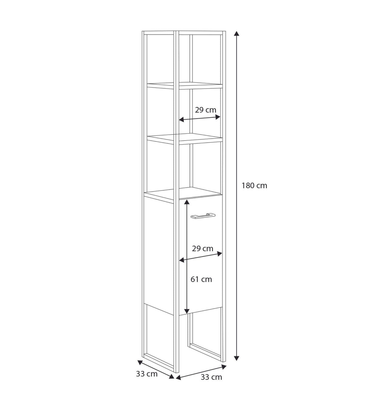 AURA bathroom pedestal