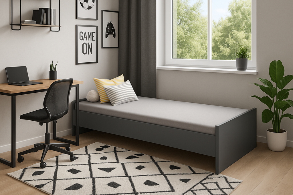 KARO youth bed 190x90 - Grey