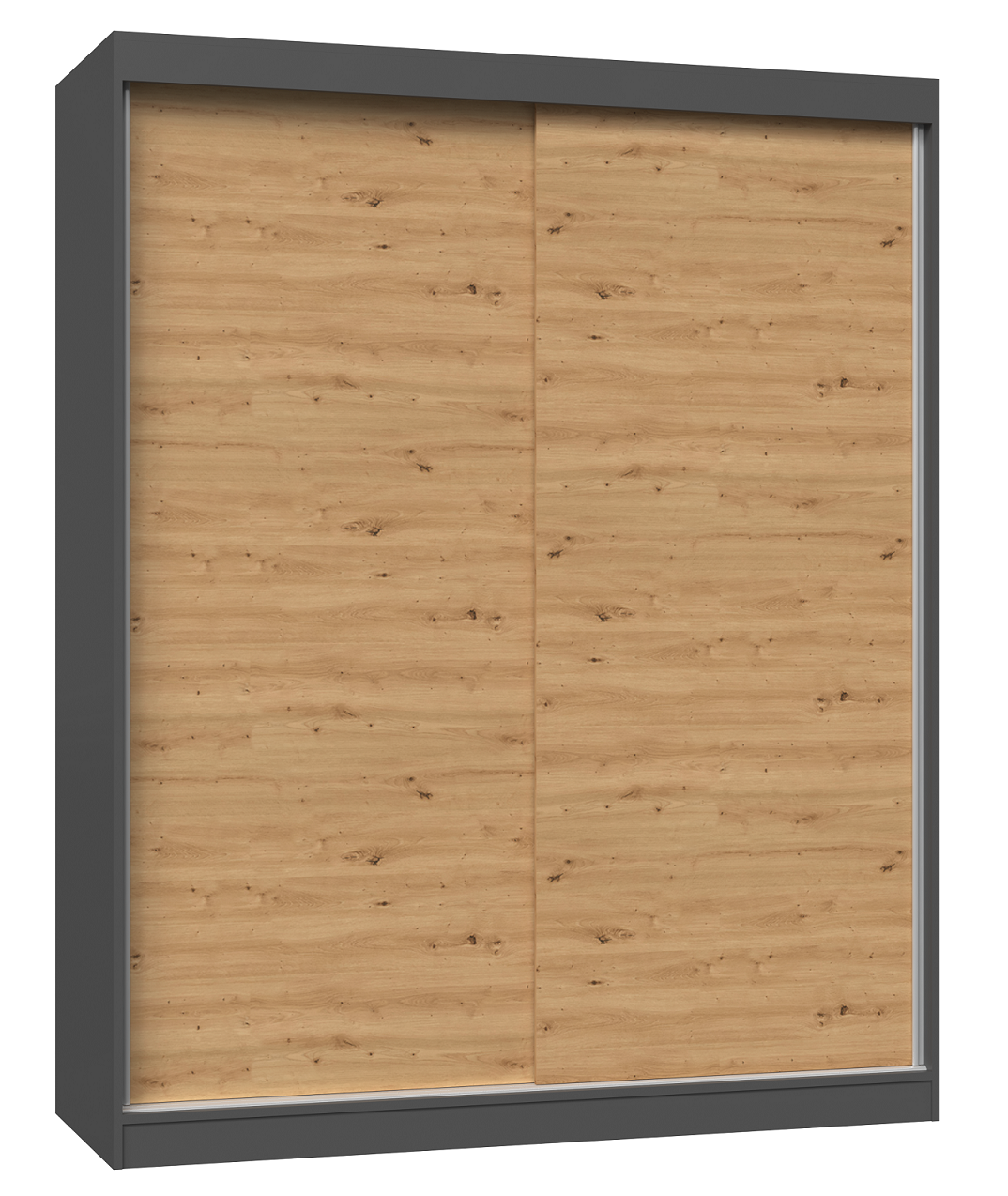 Szekrény Iga 160/B antracit artisan tölgy