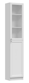 Vitrines szekrény PAFOS W40/SH fehér
